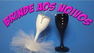 DIY  Taças para noivos  Decoração Casamento [upl. by Jer]