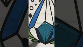 💙​​ Coloring blue quartz  Coloreando un cuarzo azul 💙​ librosparacolorear shortvideo libros [upl. by Gershon]