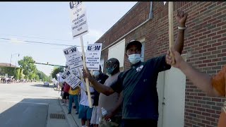 Farrell steelworkers strike against NLMK [upl. by Hazlip40]