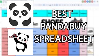 THE BEST PANDABUY SPREADSHEET  INSANE PANDABUY FINDS [upl. by Aicrop]