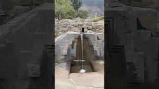 Did the Inca retrofit this megalith into a fountain shorts travel peru [upl. by Odlaumor]