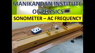 Sonometer  Determination of AC Frequency [upl. by Albin]