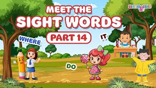 Sight Words Part 14  Learning Sight Words It Do Where  Preschool I Kindergarten Sight Words [upl. by Kina]