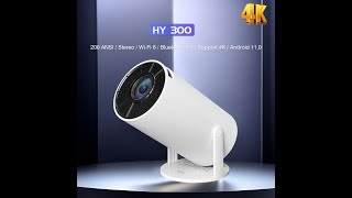 Customize your HY300 projector updated version with Android 110 [upl. by Harle]