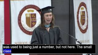 Commencement 2022  Graduate Student Speech [upl. by Eenaffit639]