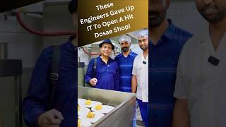 These Engineers Opened A Hit Idli Dosa Shop foodvlog bengaluru streetfood dosa idli startup [upl. by Marcela]