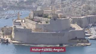 MALTA 2018  FORT ST ANGELO 4K [upl. by Jephthah193]