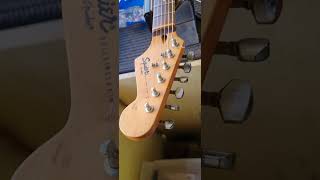 BOLETIM 1 GUITARRA SQUIER BULLET STRATOCASTER DAPHNE BLUE [upl. by Nagaer]