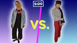 5Minute Outfit Challenge Feat Shahd Batal [upl. by Attekahs]