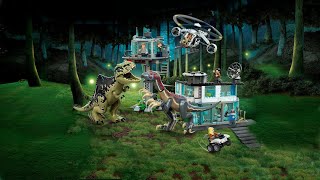 Lego Jurassic World Dominion 76949 Giganotosaurus And Therisinosaurus Attack  Review [upl. by Rheims]