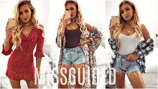 MISSGUIDED TRY ON HAUL 2018 [upl. by Boudreaux707]