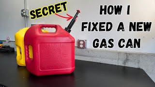 Fix a New Gas Can in 4 Simple Steps [upl. by Elleiad943]