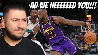 AD WE NEEDED YOU Gabe reacts to Lakers Vs Grizzlies  quotwe gotta stop losingquot [upl. by Iffar941]