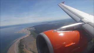 EasyJet Airbus A319111  London Luton to Inverness Full Flight [upl. by Armallas]