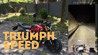 Triumph Speed 400 Accessories  BAJA Squadron sport  Pros and Cons [upl. by Yeltnarb]