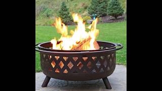 Crossweave Fire Pit With Cover [upl. by Akihsay682]