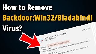 How to Remove Backdoor Win32 Bladabindi  Easy Tutorial [upl. by Eloken]