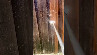 Pressure Washing a fence for stain preparation fencestaining [upl. by Ermanno570]