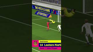 Lautaro Martinez goal Mbappe assist online gaming efootball2025 [upl. by Slinkman796]