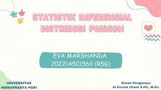 Contoh Soal Distribusi Poisson  Eva Marshanda [upl. by Anoyi]