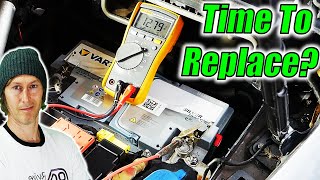 Car Battery Load Test With Multimeter  EASY DIY [upl. by Ternan]