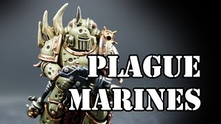 How to paint Death Guard Plague marines [upl. by Hetti]