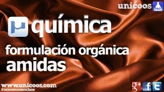 QUIMICA Organica AMIDAS BACHILLERATO nitrocompuestos CONH2 NO2 [upl. by Ahmad]