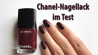 Produkttest Chanel Nagellack  seni Nageldesign [upl. by Wagshul445]