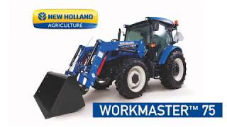 Comparison New Holland WORKMASTER 75 vs John Deere 5075E [upl. by Heigl]