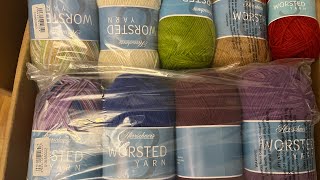 I Paid 177 For These Herrschners Worsted 8 Multis Yarn Packs [upl. by Elawalo]