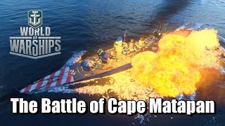 World of Warships  The Battle of Cape Matapan [upl. by Sirenay180]