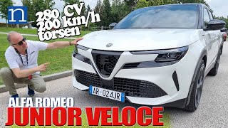 ALFA ROMEO JUNIOR VELOCE 280 cv  CUORE SPORTIVO 40 dalla doppia anima VIDEO 12 [upl. by Sahpec]