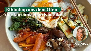 Bibimbap aus dem Ofen – ANANINA bibimbab asianfood koreanfood rezept rezepte [upl. by Kiel]