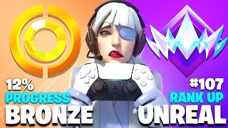 Bronze to Unreal SPEEDRUN Solo Fortnite Ranked [upl. by Serena]