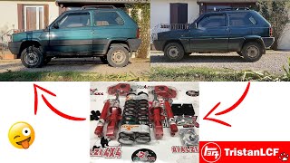 réhausse arriere rialzi fiat panda 4x4 [upl. by Jerrilee976]