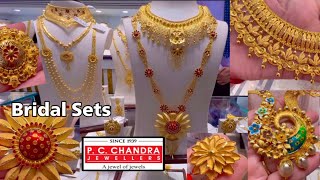 Latest 22k Gold Bridal Set Designs with Price pcchandrajewellers Necklace DesignsLong HaramDeeya [upl. by Enyawd927]