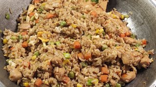 Best Chicken Fried Rice Recipe  Quick amp Delicious Pinoy Style [upl. by Naujtna40]