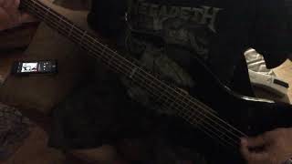 Long Hard Road out of Hell  Marilyn Manson bass cover [upl. by Aliber540]