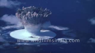 Underwater atomic bomb test 1946 [upl. by Nnaillij282]