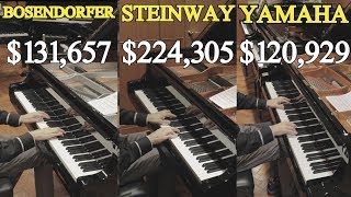 Can You Hear The Difference Between a Steinway Yamaha and Bosendorfer [upl. by Huberty619]