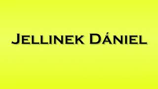 Pronunciation of Jellinek Daniel [upl. by Iznik]