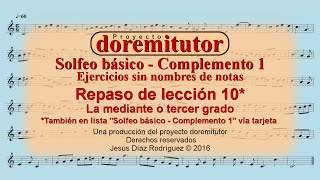 Clase 10 de solfeo sin nombres de notas  Aprender a leer música tocar y cantar por nota [upl. by Meehar]