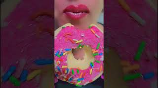 asmr Donut 🍩 Marshmallow eating sounds shorts asmreating eatingsounds [upl. by Enyawad]