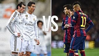 Lionel Messi amp Neymar vs Ronaldo amp Bale 2015 ● Skills amp Goals Battle  HD [upl. by Ybbed878]