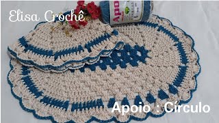 Versão Destros3 Tapetes com apenas 1 cone de 600 gramas 3° Parte final crochet semprecirculo [upl. by Teddy]