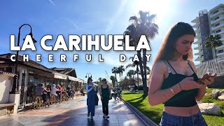 La Carihuela Torremolinos Spain Cheerful Day March 2024 Update  Málaga 4K [upl. by Goer513]