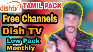 Dish TV Tamil package  Free Channels  Dish TV HD Tamil package [upl. by Trini741]