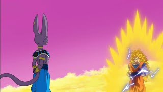 Goku vs Beerus l Goku meets Beerus for the first time  Part 1 [upl. by Bettzel]