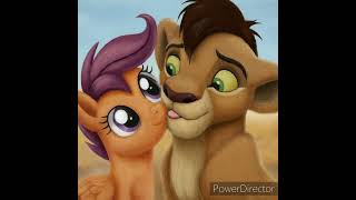 kovu x scootaloo quotlove accross worldsquot song [upl. by Kerrison]