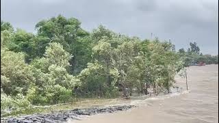 Cyclone Dana Bhitarkanika  Storme  Odisha cyclone 🌀  Cyclone2024viralvideotreandingshorts [upl. by Ahsinac]